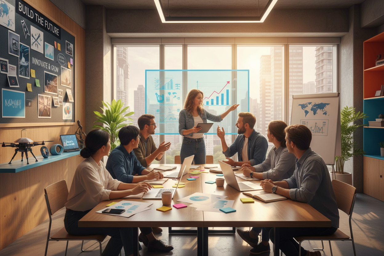 Generate an image related to Entrepreneurship. 